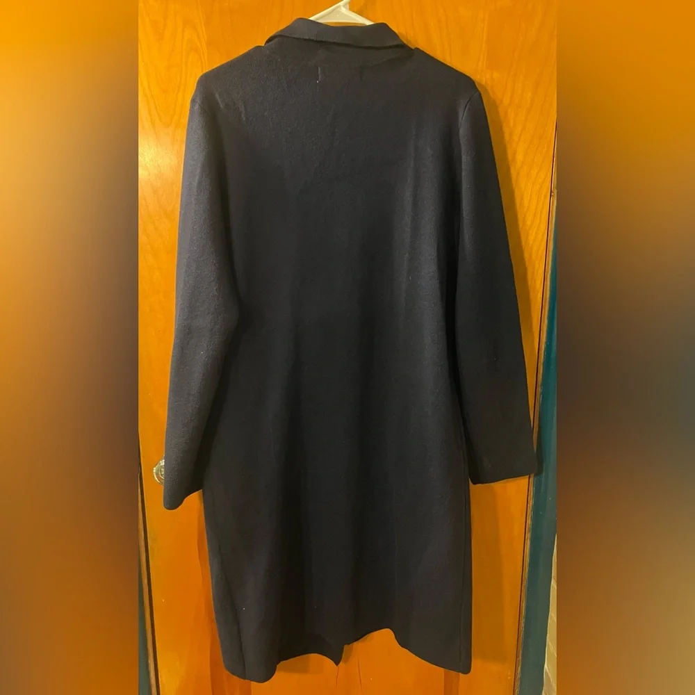 Classic Navy Women's Cardigan - Picture 3 of 5